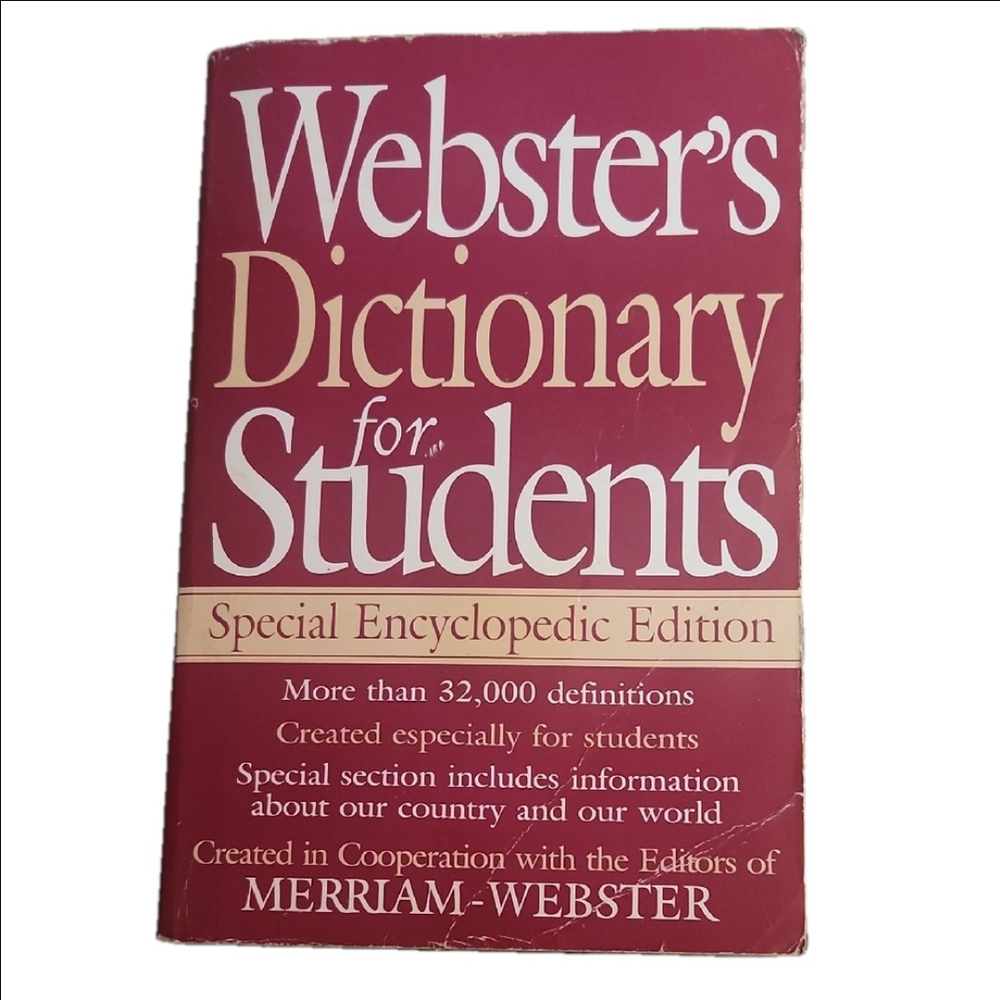Webster's Dictionary for Students - Red Cover